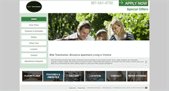Desktop Screenshot of elitetownhomes.com