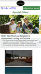 Mobile Screenshot of elitetownhomes.com